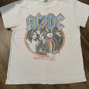 Daydreamer Classic Cream T-Shirt, AC/DC, Size Medium